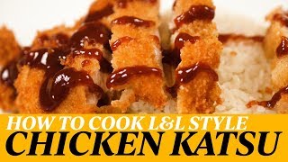 How to Cook Chicken Katsu  LampL Hawaiian Style [upl. by Narra]