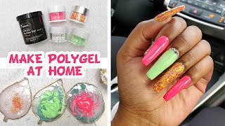 Make Polygel at Home  DIY Nail Hacks  Homemade Polygel [upl. by Gervais]