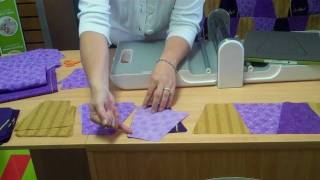 How to Make the AccuQuilt GO Tumbling Quilt [upl. by Sherie107]