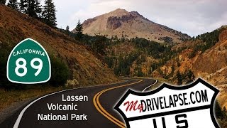 Driving Tour of Lassen Volcanic National Park California Dashcam Time Lapse [upl. by Millwater]