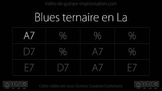 Blues Backing Track in A 90bpm [upl. by Dorolice]