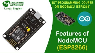 Features of NodeMCU ESP8266 Explained Clearly  English [upl. by Irot]