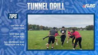 Flag Pulling Drills  NFL FLAG Football [upl. by Hesky]