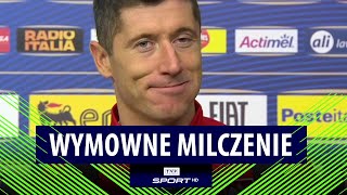 WYMOWNY WYWIAD LEWANDOWSKIEGO UŚMIECH I CISZA PO PYTANIU O PLAN NA MECZ [upl. by Htrag]