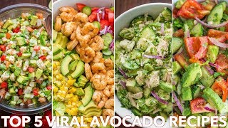 Top 5 MEGA VIRAL Avocado Recipes  Natashas Kitchen [upl. by Leaj]