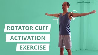 Top Exercise for Rotator Cuff Activation amp Joint Centration [upl. by Stew]