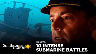 10 Intense Submarine Battles 💥 Hell Below  Smithsonian Channel [upl. by Wulfe]