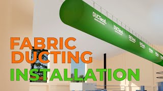 Installation Fabric Ducting Systems Duct Socks [upl. by Dyer]