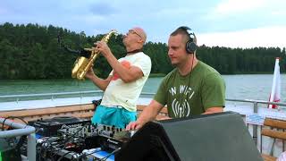 Infinity  Saxophone Live from Augustow City boat party [upl. by Bree]