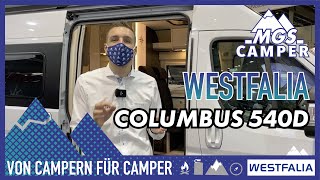 Westfalia Columbus 540D mit Innovationspaket Modell 2021  MGS Camper🏔  MGSCAMPER [upl. by Eirrak]