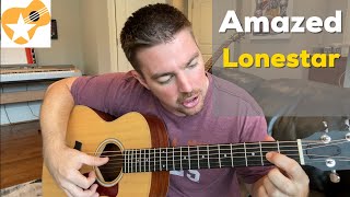 Amazed  Lonestar  Beginner Guitar Lesson [upl. by Halley]