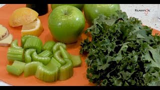 Green Juice Recipe  Kuvings Evolution Cold Press Slow Juicer EVO820 [upl. by Randee]