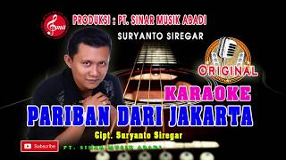 KARAOKE PARIBAN DARI JAKARTA [upl. by Hsetirp]