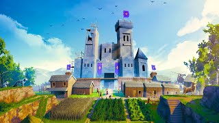 NEW Kingdom Game  Building a Castle in Going Medieval Gameplay [upl. by Raven]