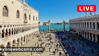 🔴 Live Webcam from Piazza San Marco  Venice [upl. by Occir]