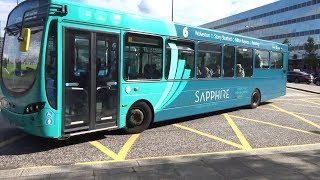 Buses at Milton Keynes Railway Station UK [upl. by Yarased530]