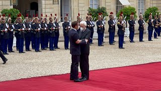 Mattarella incontra il Presidente Macron [upl. by Aihsot27]