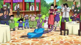 Lord Beerus dancing in Bulmas birthday party [upl. by Barram]