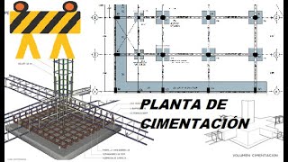 🚧 PLANO DE CIMENTACIÓN  planta de cimentación [upl. by Emie]