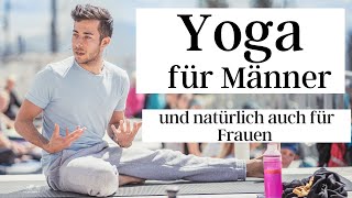 YOGA FÜR MÄNNER  Komplette Anfänger Einheit [upl. by Felice764]