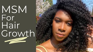 MSM For Hair Growth  2 Ways to use MsmSulfur for Hair Growth [upl. by Shalom859]