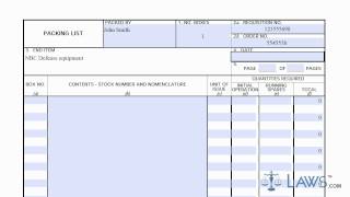 Learn How to Fill the DD 1750 Form Packing List [upl. by Ayotnom]