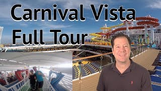 Carnival Vista Review Fully Guided Walkthrough Tour  Carnival Cruise Lines [upl. by Atineg854]