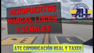 AEROPUERTOS MARCAS SEÑALES Y LUCES [upl. by Aneret544]