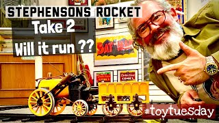 Stephensons Rocket Hornby Live Steam Train Will It Work Part 2 [upl. by Trellas]