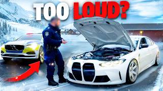 Police VS 2x BMW M3  Arctic Roadtrip 2025 [upl. by Alderson]