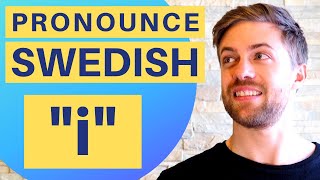 Swedish pronunciation I sound [upl. by Ecitnirp]