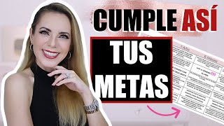 ¡CUMPLE YA TUS METAS CON ESTE MÉTODO ¡FUNCIONA [upl. by Eeuqram347]