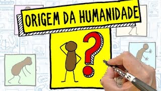 A EVOLUÇÃO HUMANA  História  Resumo Desenhado [upl. by Icram]