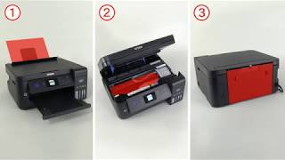 How to Remove Jammed Paper Epson ET2750ET2850L4260 NPD5837 [upl. by Alletsirhc]