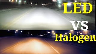 Best Headlights LED vs Halogen [upl. by Schouten]