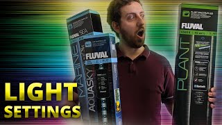 What Light Settings Should I Use  Fluval Bluetooth LEDs [upl. by Airrat977]