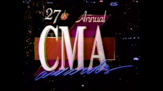 27th Annual Country Music Association Awards  Full Show 1993 [upl. by Retsae58]