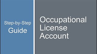 Occupational Licence Inspection Report [upl. by Judon504]