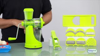 How to use Manual Juicer for everyday fresh juice [upl. by Abert902]