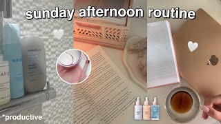 my REALISTIC sunday afternoon routine PRODUCTIVE [upl. by Ayekal]