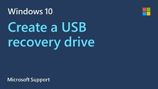 How to make a USB recovery drive in Windows 10  Microsoft [upl. by Licht]