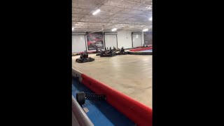 Crazy Go Kart Crash Caught On Camera At k1 Speed During A Race [upl. by Atirabrab]