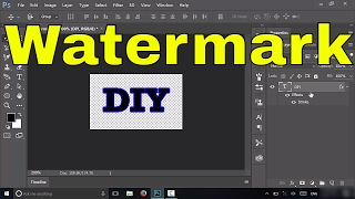 How To Create A Watermark In Photoshop CCEASY Tutorial [upl. by Lorinda430]