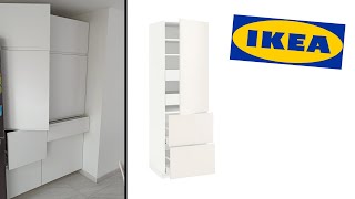 IKEA METOD assembly install High cabinet  colonne montage installation [upl. by Frederiksen762]