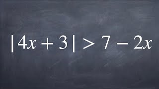 Solving inequalities with absolute values Alevel [upl. by Scrivings994]