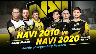 NaVi 2010 vs NaVi 2020 SHOWMATCH  CounterStrike 16 maps [upl. by Oimetra]