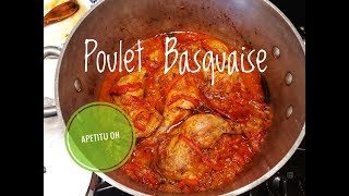 Recette de MON POULET BASQUAISE 😋 [upl. by Sarena]