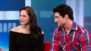 Tessa Virtue And Scott Moir INTERVIEW [upl. by Aninahs]