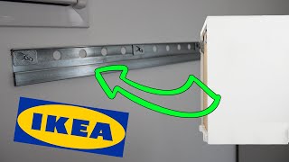 IKEA METOD Cabinet Wall fixing  installation fixation meuble haut [upl. by Anderson990]