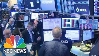 Stock Trading Halted After Markets Plunge At Market Open  NBC News [upl. by Ahsilet284]